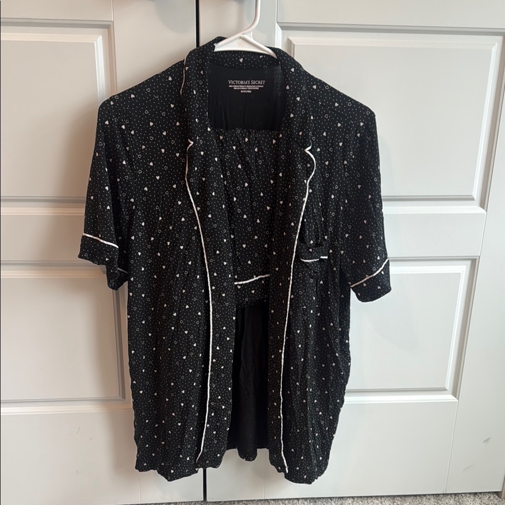 Victoria's Secret Black and White Modal PJs